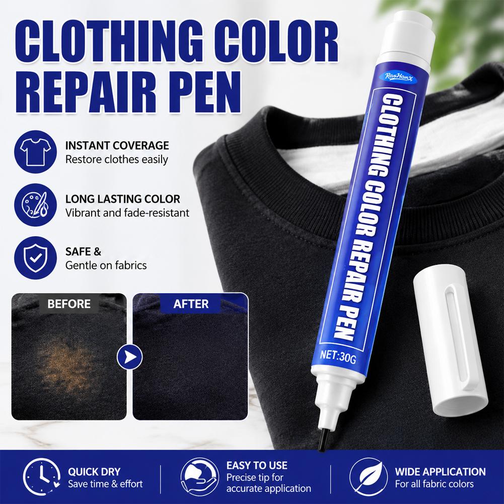 Fabric Marking Pen - Stofreparatiepen met permanente inkt, geen verkleuring,
