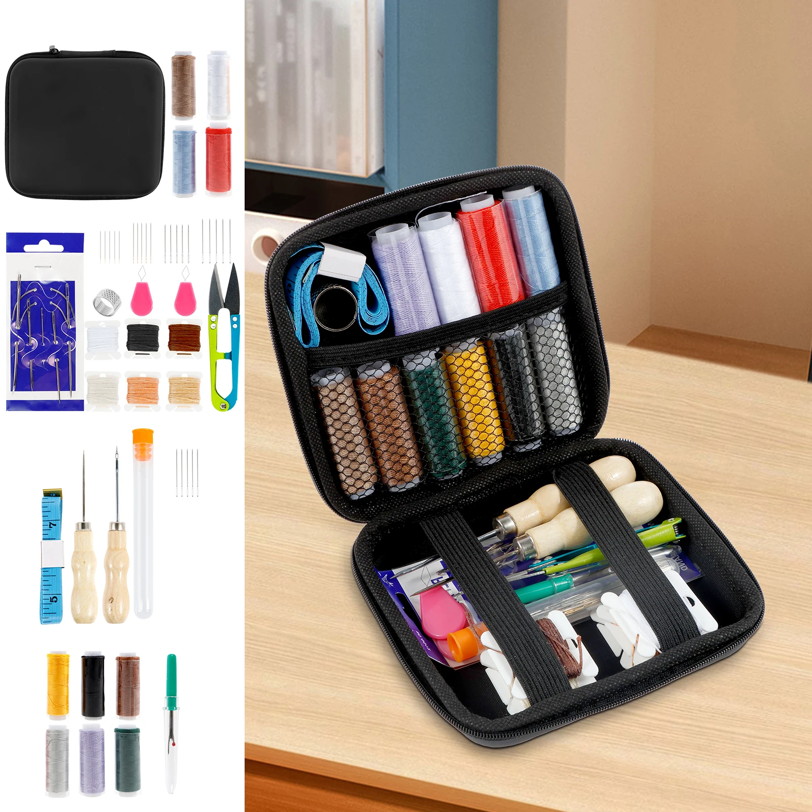 Leather Needle Heavy - Reparatie naaiset voor lederen bekleding, zware