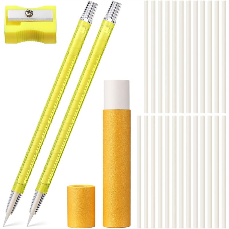 Tailor Chalk Marker - Witte navulbare textielmarkers en naaistift, navulbare