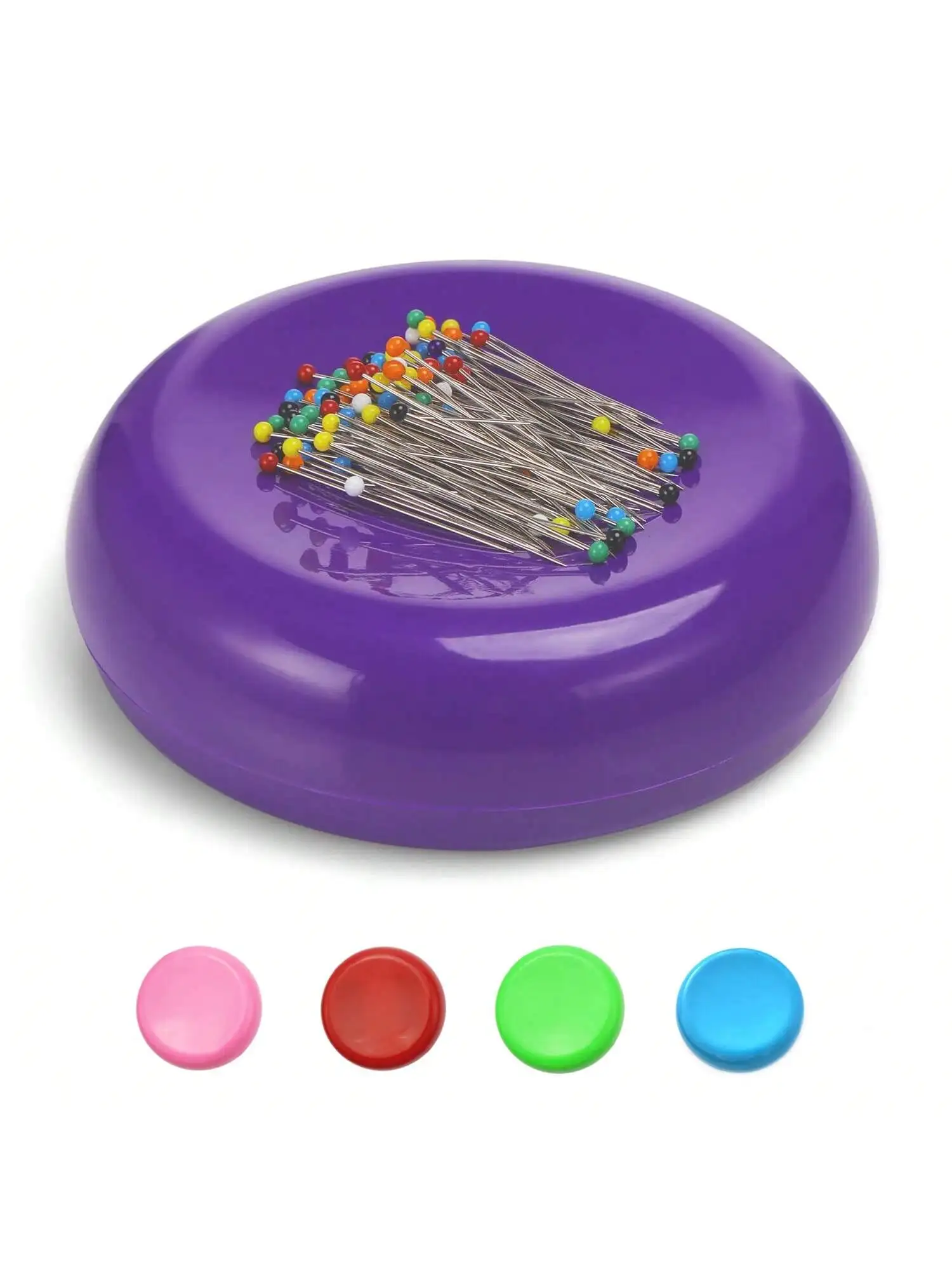 Sewing Pin Cushion - 1 STKS Magnetisch Pinkussen, Rond Plastic