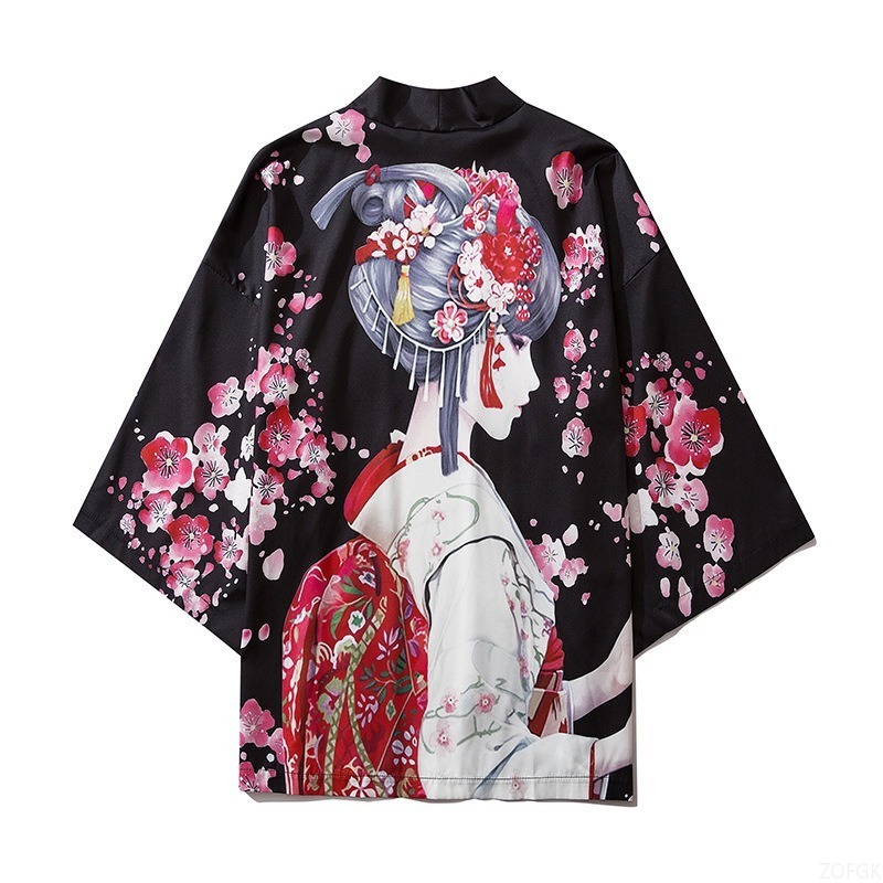 Chinese stijl harajuku haori b - Sewing V recensie en prijs