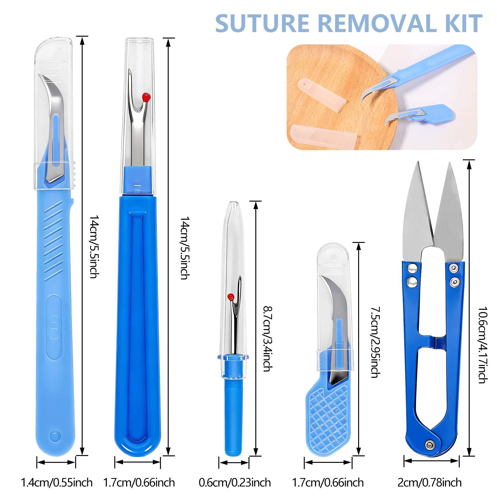 5 stuks blauwe naaimachine-set - Sewing Kit recensie en prijs