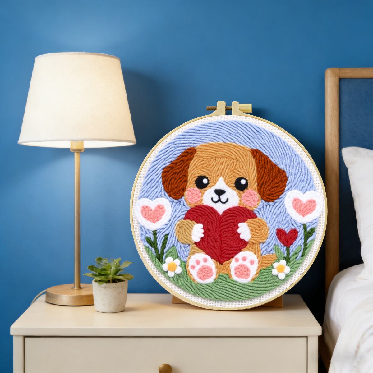 20X20CM/7.87inch Hond Punch Na - Sewing Textile Art recensie en prijs