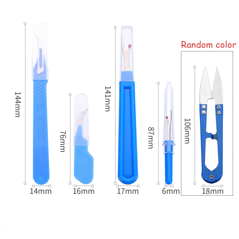 5-delige blauwe naaigereedscha - Sewing Kit recensie en prijs