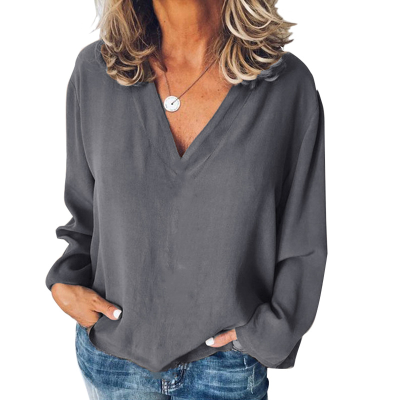 Damesshirt met stiksels, losse - Sewing V recensie en prijs