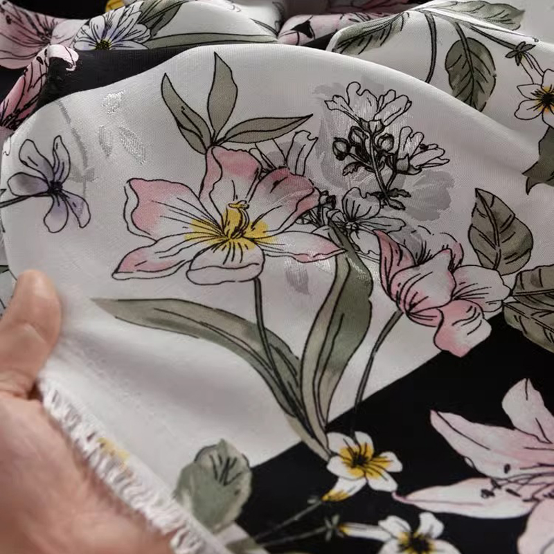 Bloemen Zwart Wit Streep Bedru - Sewing Jackets recensie en prijs