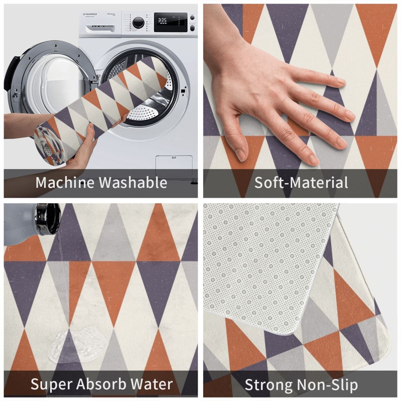 Mid Century Modern Tapijt Mat  - Century Textile & Sewing Supply recensie en prijs