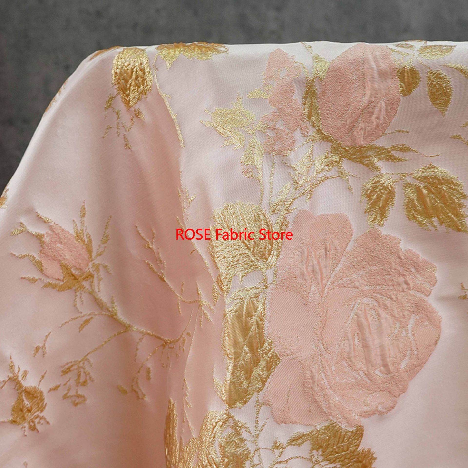 1 meter 3D reliëf gouden zijde - Sewing Jackets recensie en prijs