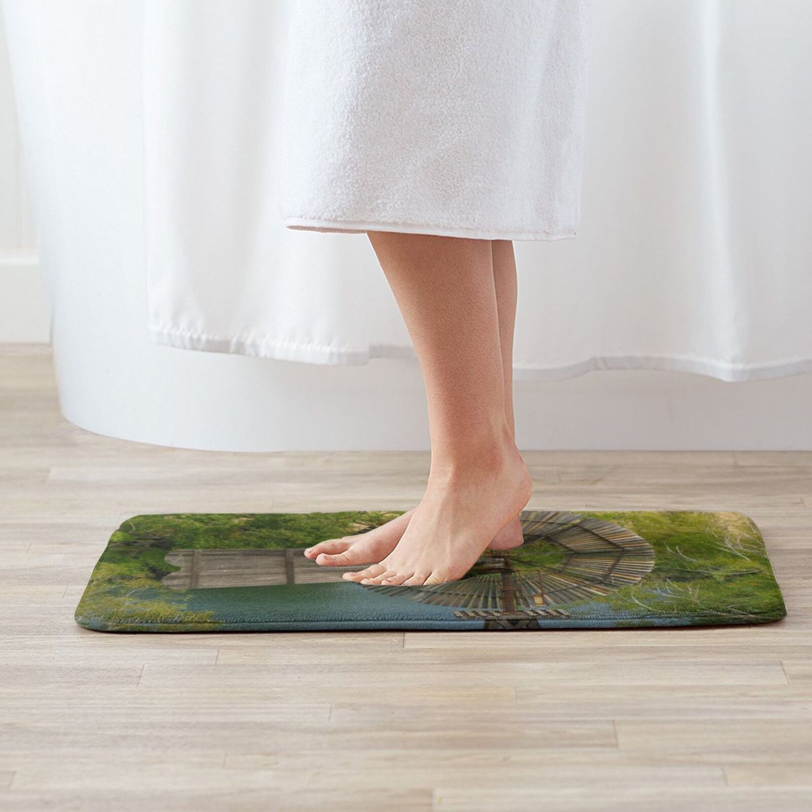 Houten windmolen tapijt mat ta - Century Textile & Sewing Supply recensie en prijs