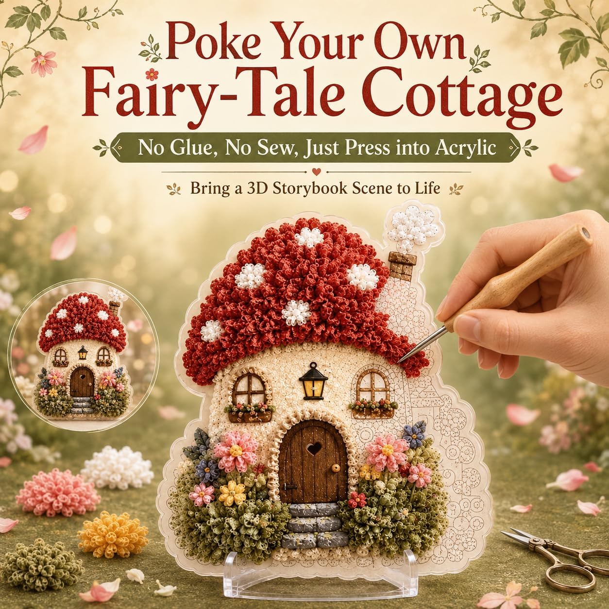 DIY 3D Stoffen Poke Art Kit: S - Sewing Textile Art recensie en prijs
