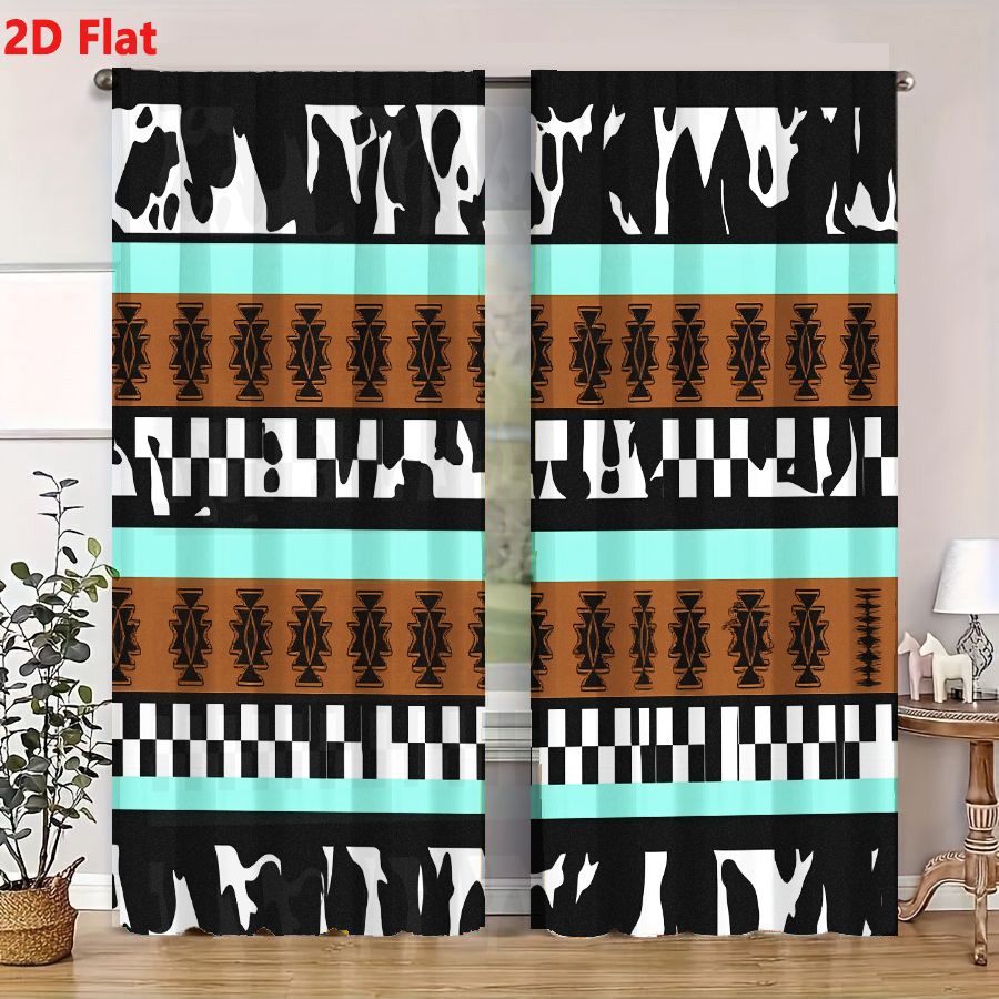 2 stuks gordijnen 2D plat geom - Century Textile & Sewing Supply recensie en prijs
