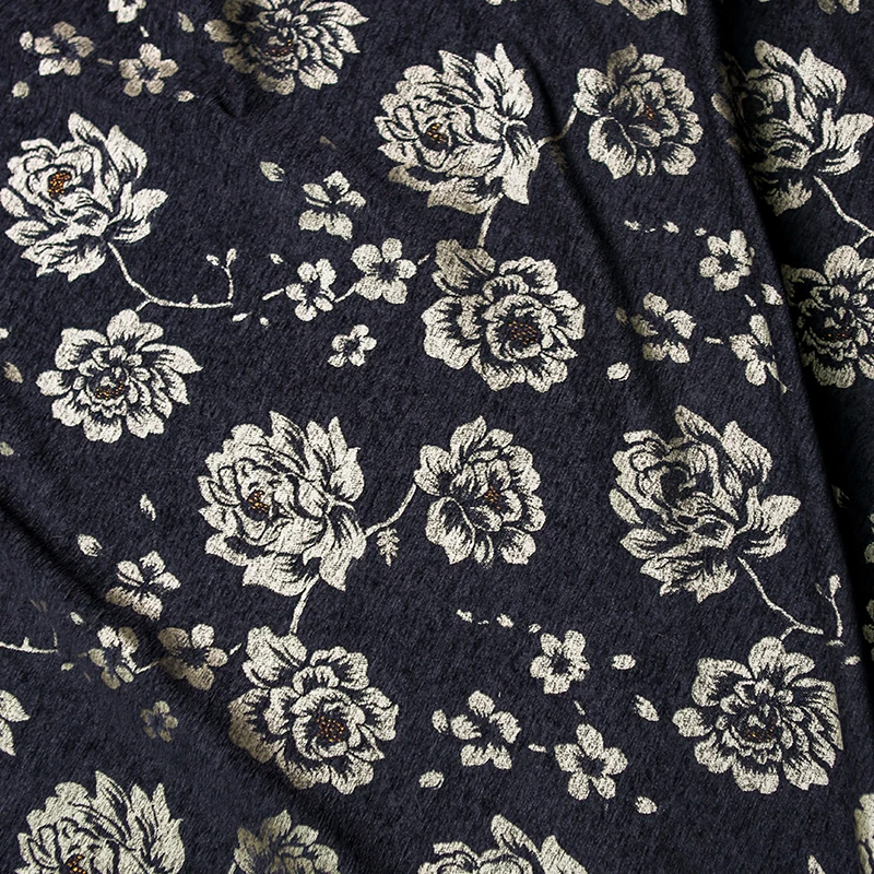 Zwart Goud Pioen Jacquard Stof - Fabric Weight Set recensie en prijs