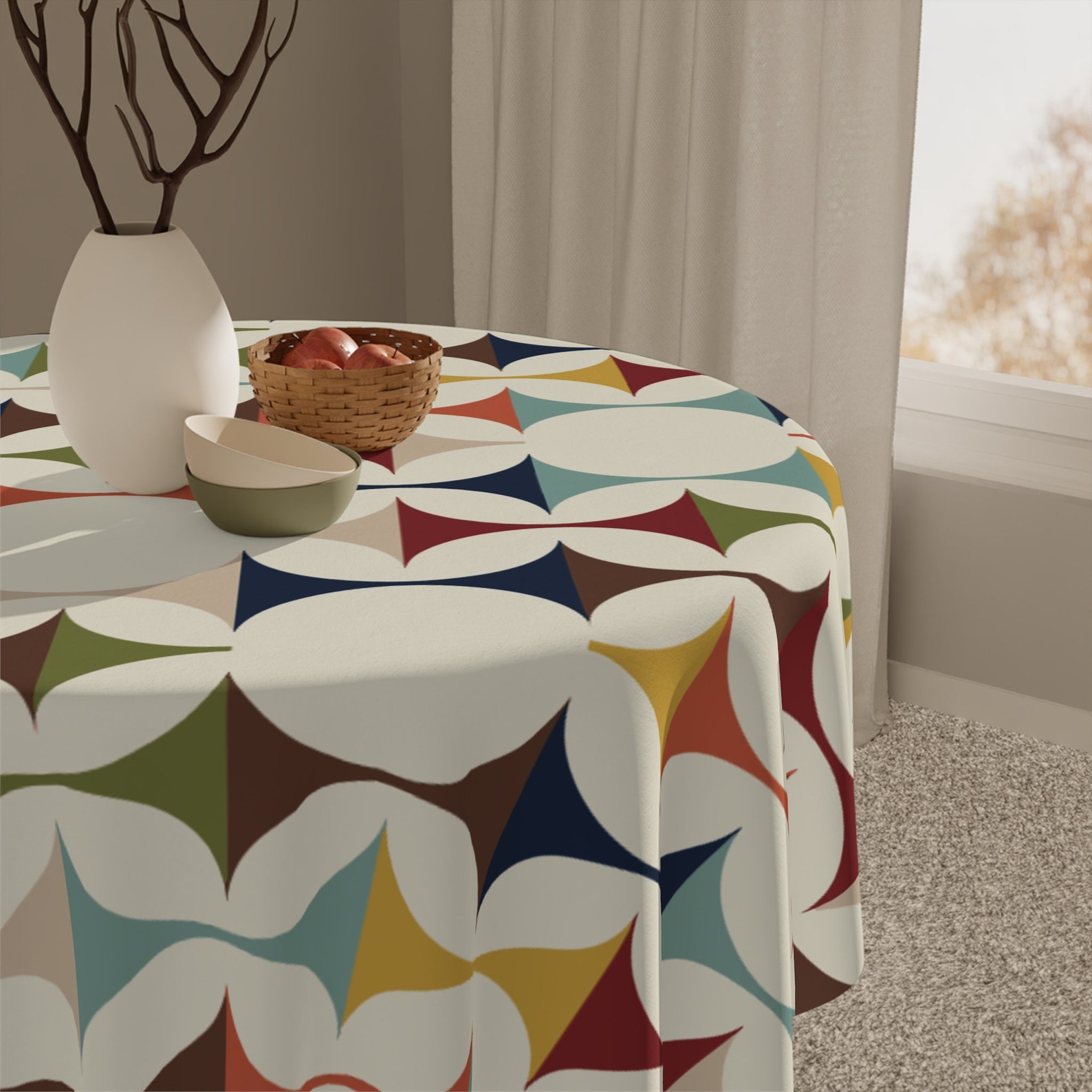 Mid Century Modern Retro Geome - Century Textile & Sewing Supply recensie en prijs