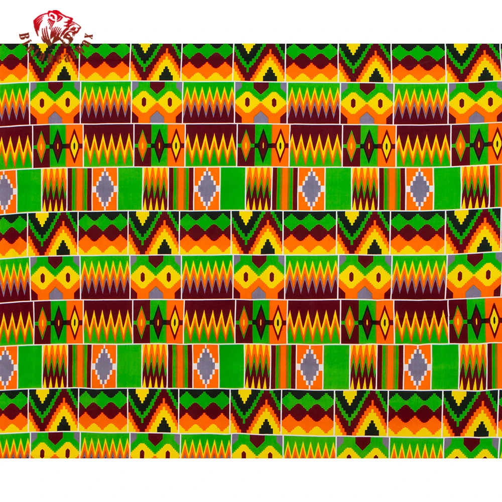 Afrikaanse katoenen stof licht - Sewing Batik recensie en prijs