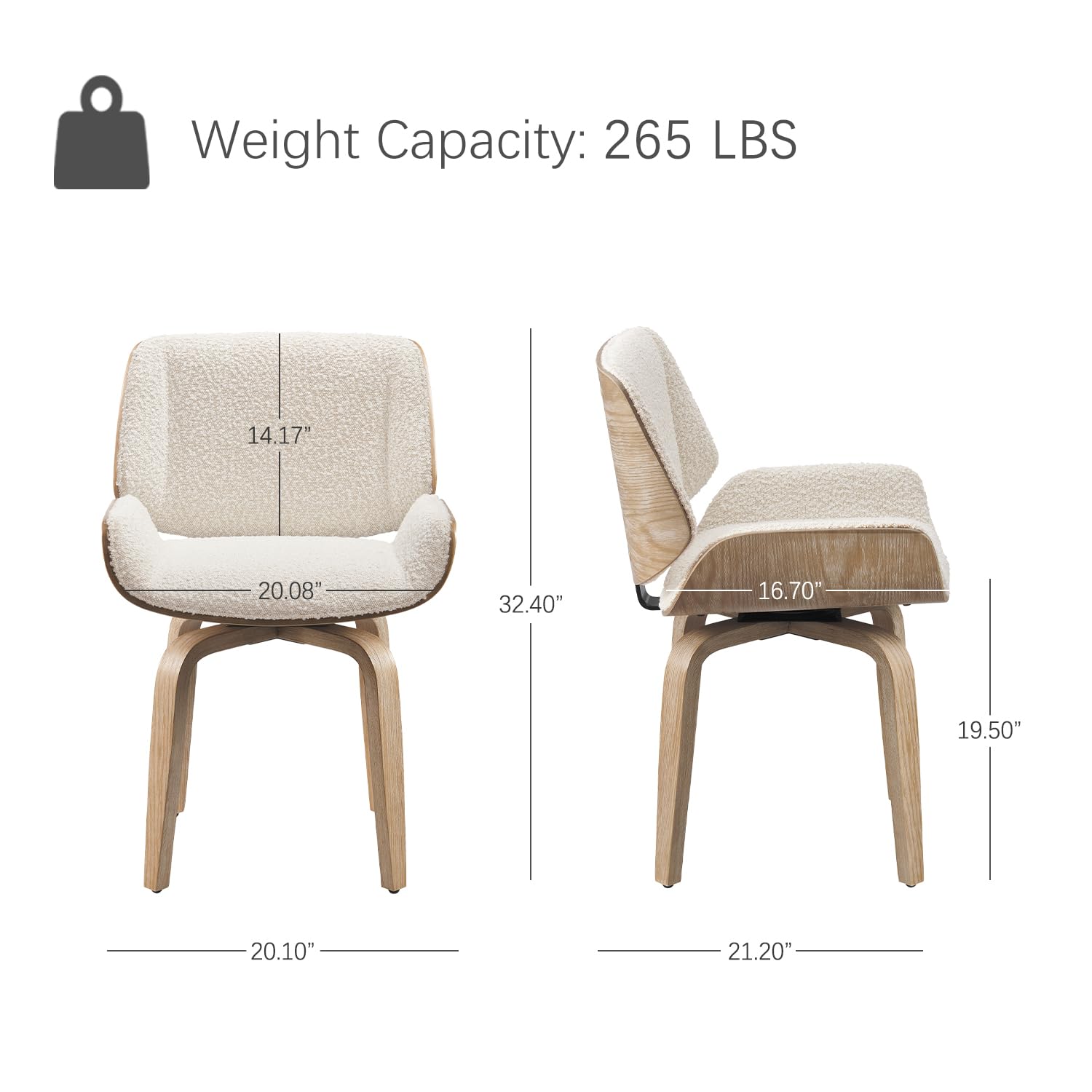 Draaibare eetkamerstoel, met s - Century Textile & Sewing Supply recensie en prijs