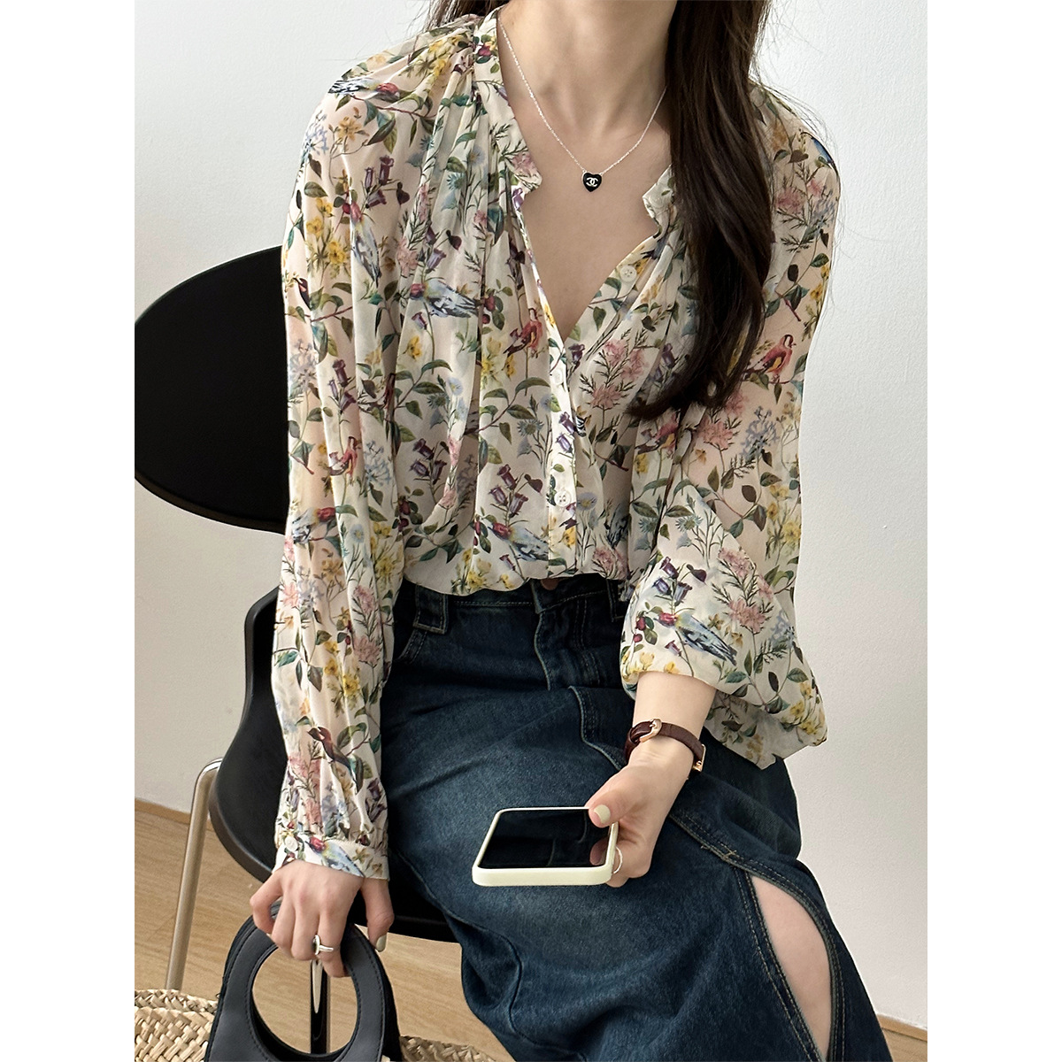 2025 Dames Bloemprint Boho Blo - Sewing V recensie en prijs