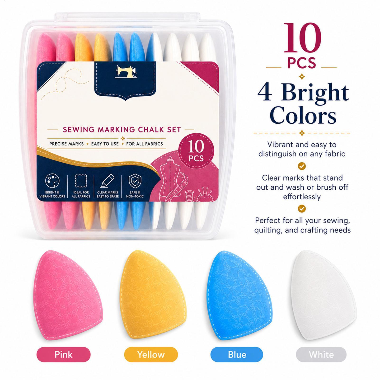 Naaigereedschap 10 stuks kleer - Tailor Chalk Marker recensie en prijs