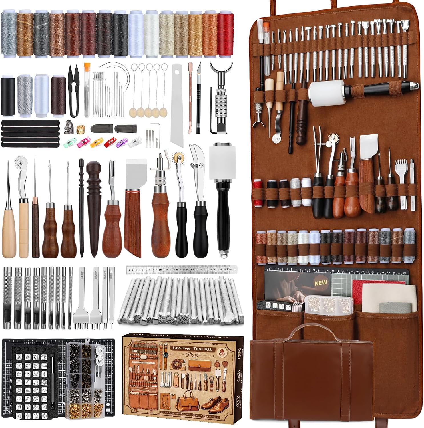 Lederbewerkingsset, lederbewer - Sewing Kit recensie en prijs
