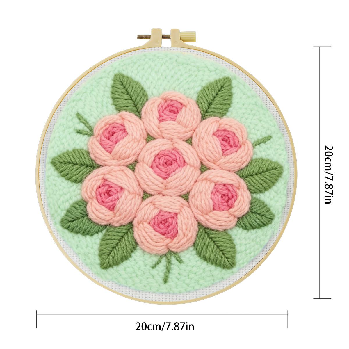 20X20CM/7.87inch Bloem Punch N - Sewing Textile Art recensie en prijs